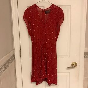 Reformation Red Mini Dress XS